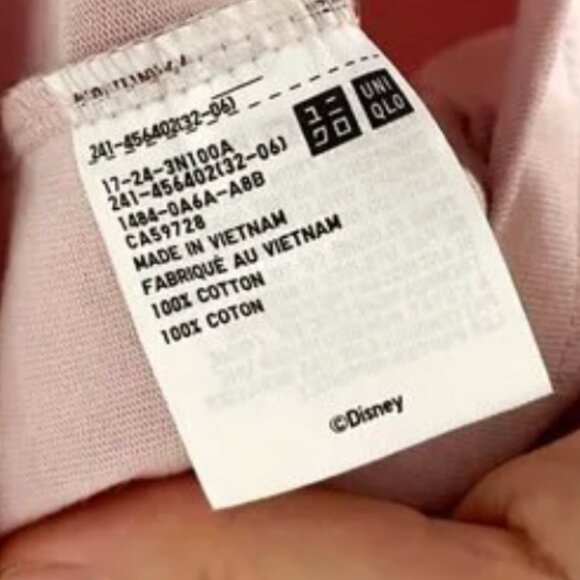 Uniqlo x Disney Bambi Graphic T Shirt | Sketchbook Collection | Pink | Sz Small - Picture 4 of 6